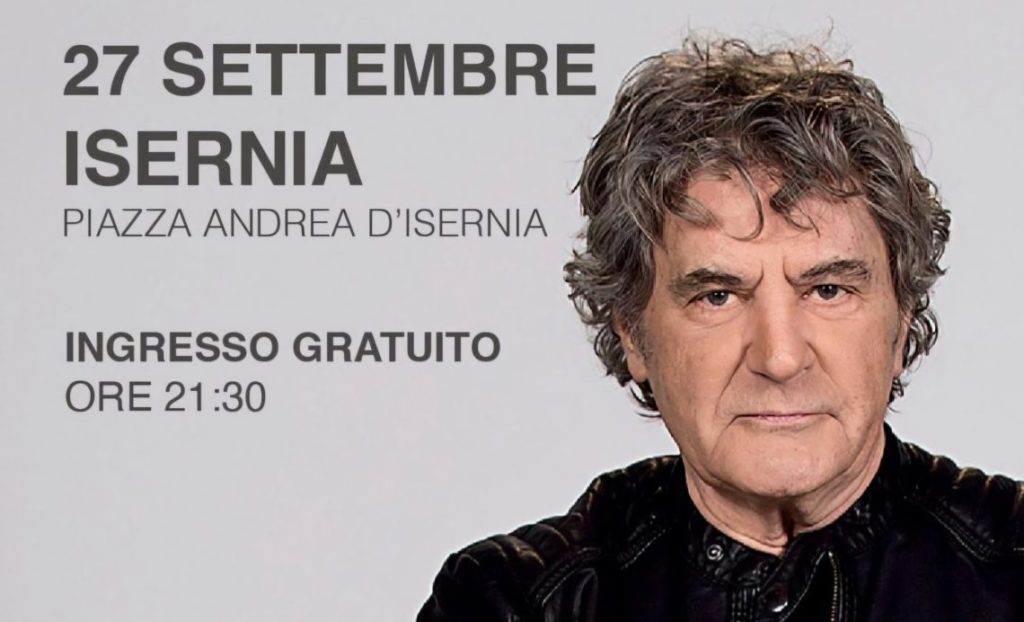Isernia, stasera concerto in piazza di Fausto Leali