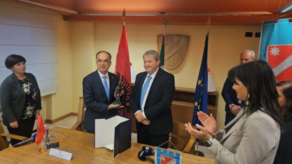 Il Presidente della Repubblica d’Albania a Campobasso, “col Molise legame antico e autentico”. FOTO