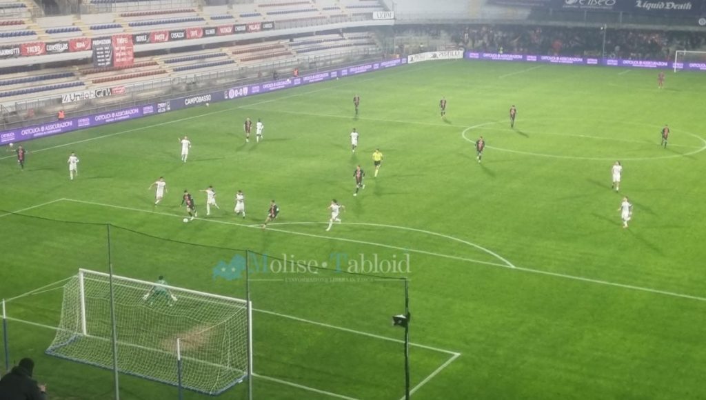 Serie C. Campobasso sprecone, la Samb “ringrazia”: 1-1 al Molinari