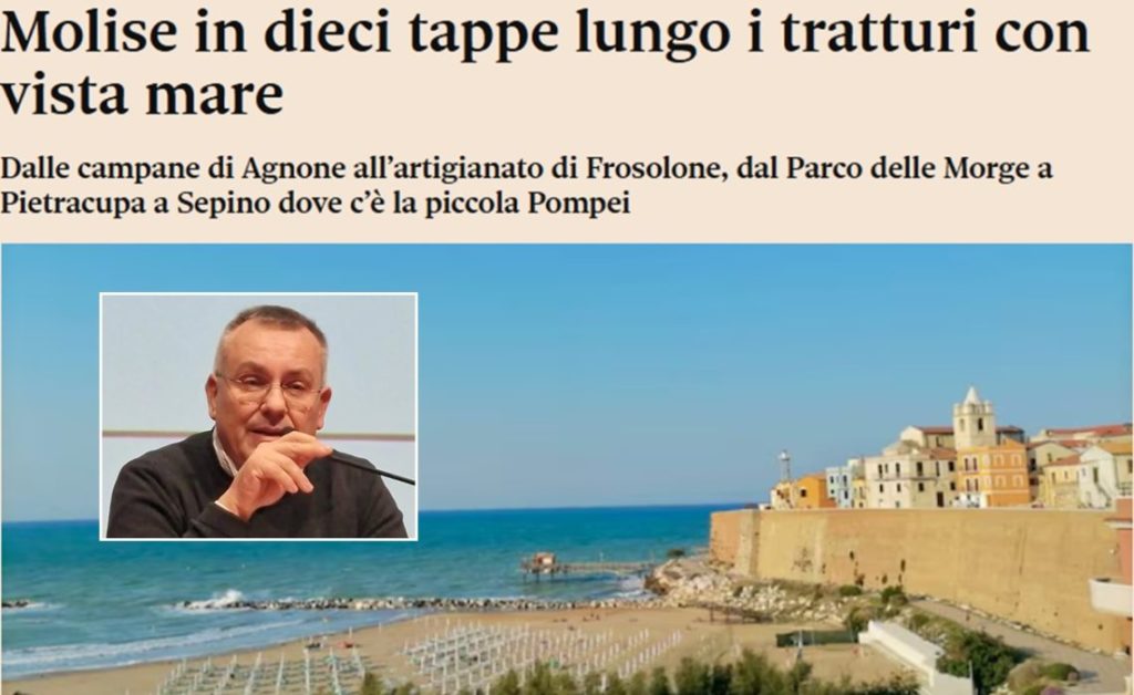 “Molise in dieci tappe lungo i tratturi”, Cofelice su articolo del Sole 24 Ore: “Possiamo crescere con il turismo”
