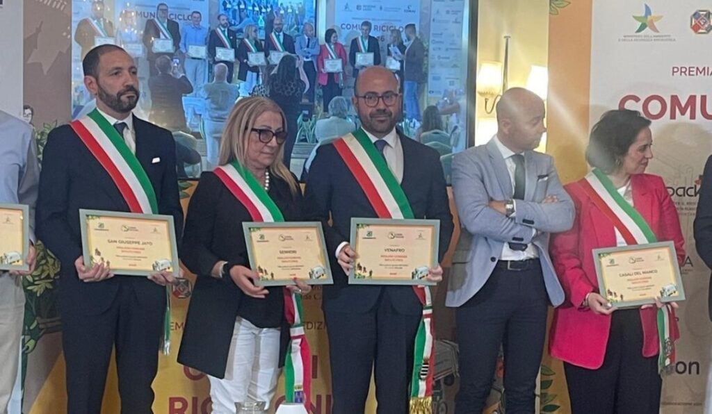 Venafro protagonista alla XXXIII edizione di Comuni Ricicloni: primo posto in Molise tra i centri fino a 15mila residenti