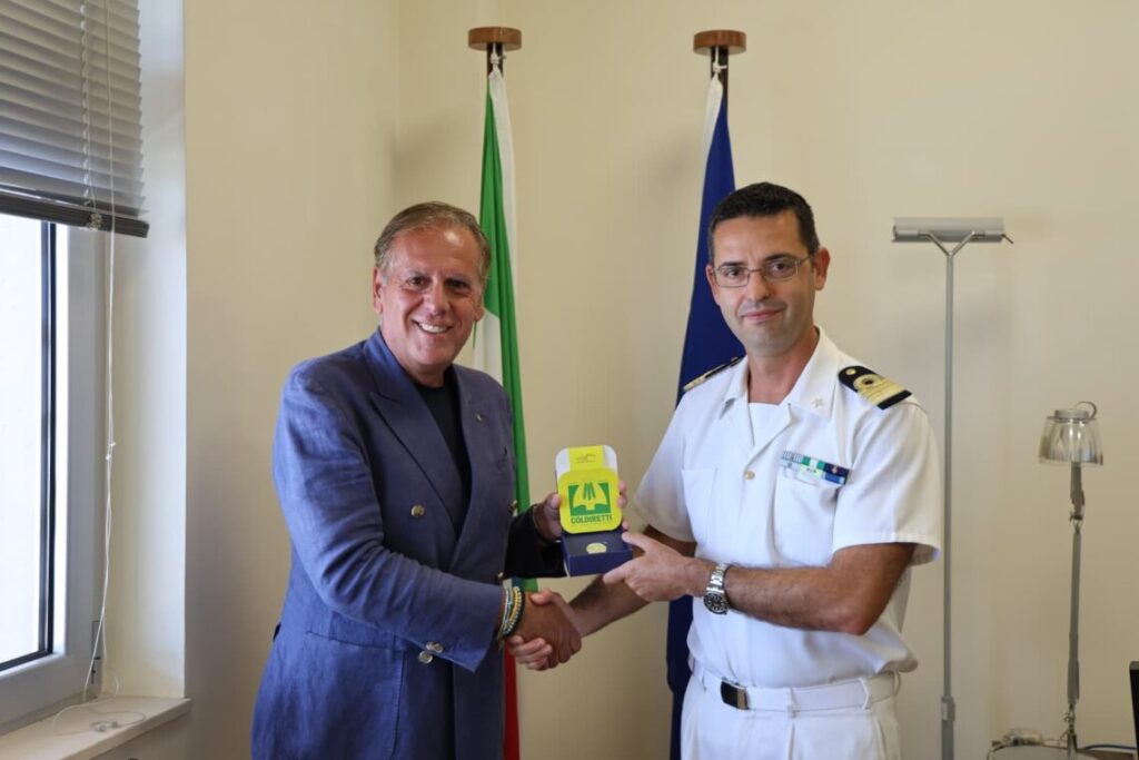 Collaborazione Coldiretti-Capitaneria di Porto: direttore regionale Dall’Acqua incontra comandante Strusi