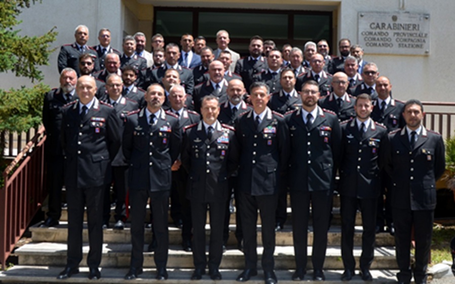 Isernia, il Generale Feroce in visita al Comando provinciale dei Carabinieri