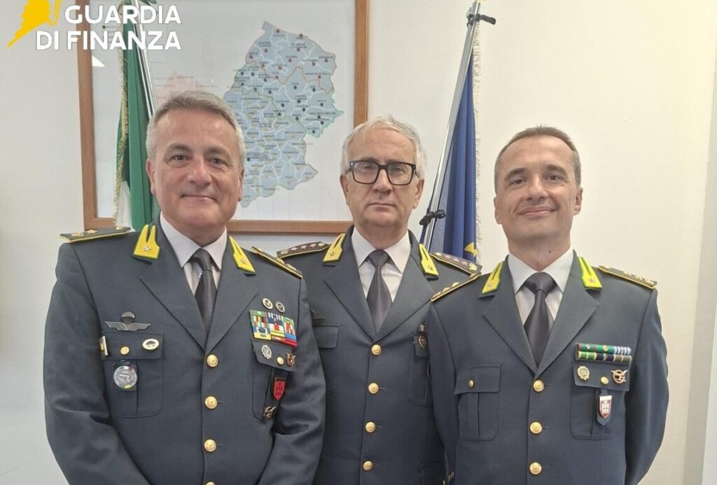 Guardia di Finanza, il Tenente Colonnello Luca Pirrera al comando del gruppo di Campobasso