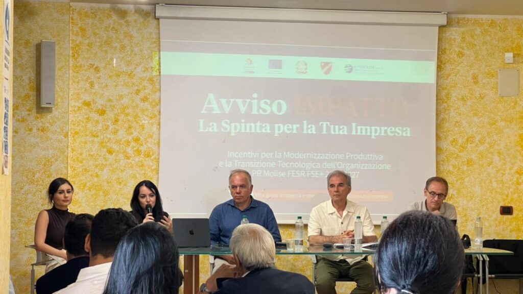 Avviso “Impatto”, Regione e Finmolise incontrano le imprese: forte partecipazione. Cefaratti: “Forniti tutti i chiarimenti”