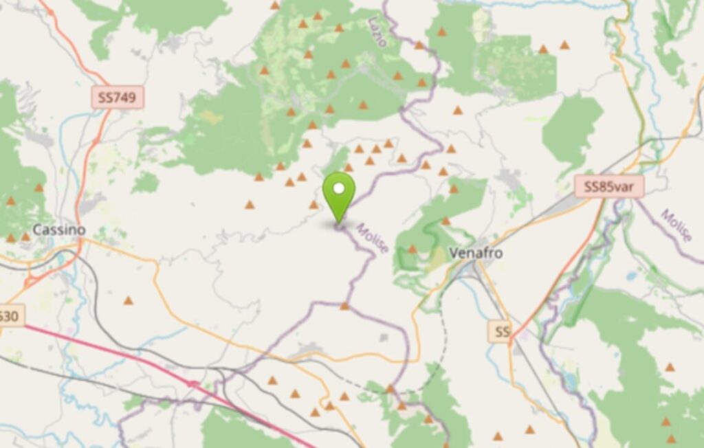 Scossa di terremoto di magnitudo 2.6, epicentro vicino Conca Casale