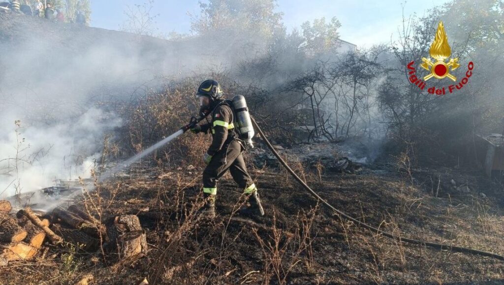 Ettari di terreno “inceneriti”, ore di intervento dei Vigili del Fuoco in provincia di Campobasso
