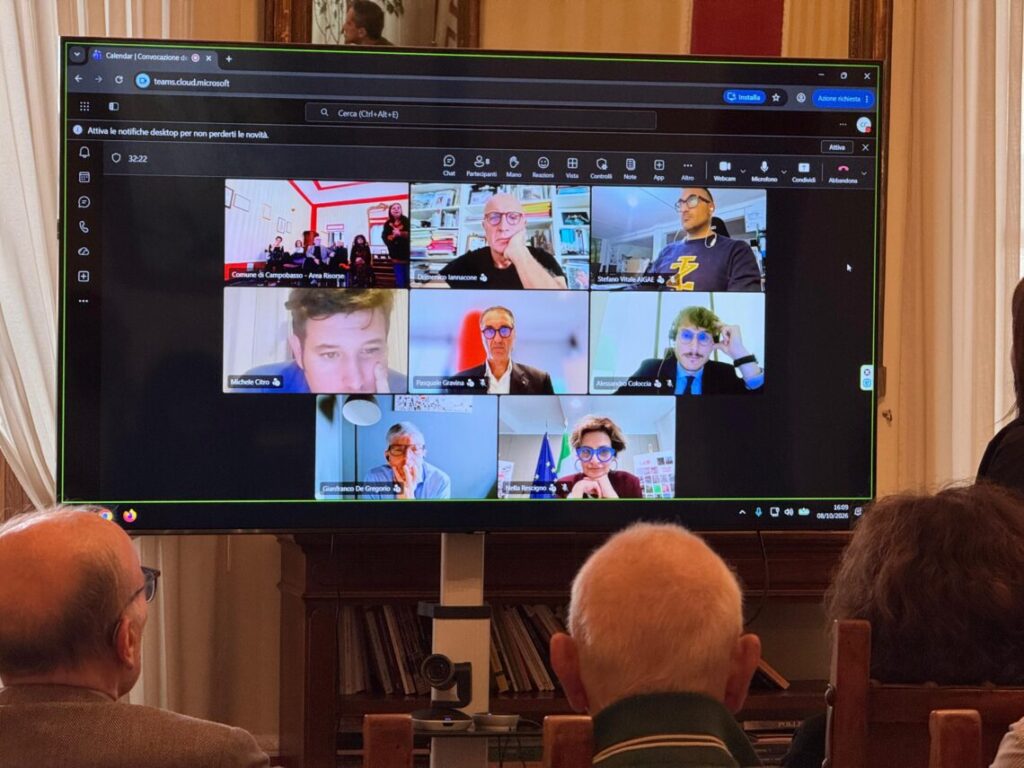 Capitale Cultura 2029, prima riunione del comitato per la candidatura di Campobasso: ok unanime al dossier